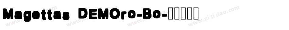 Magettas DEMOro-Bo字体转换